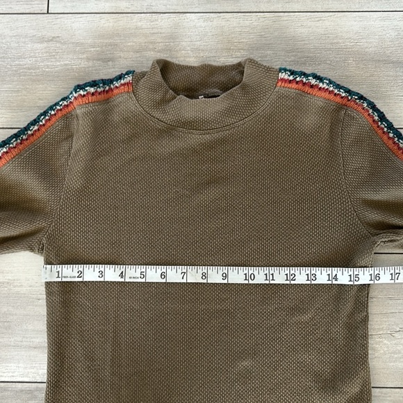 Free People Switch it Up thermal shirt size large - Picture 6 of 8